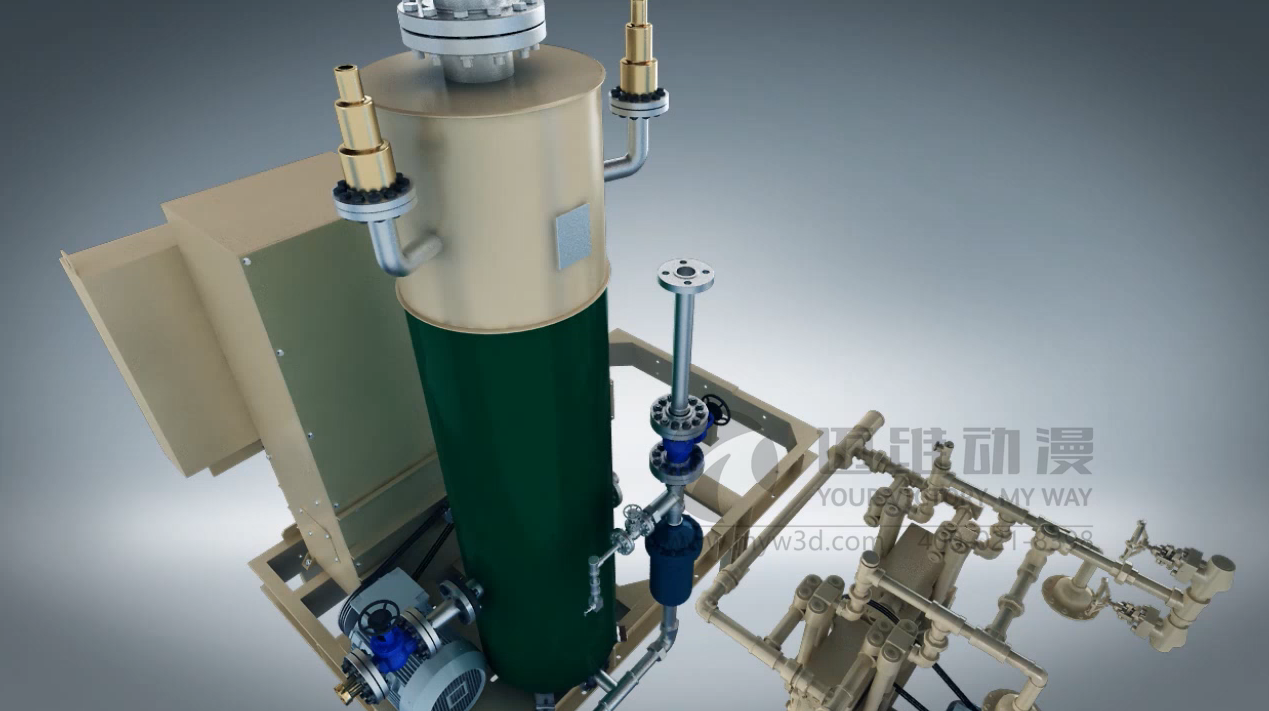 蒸汽鍋爐三維動畫演示 蒸汽鍋爐三維動畫演示