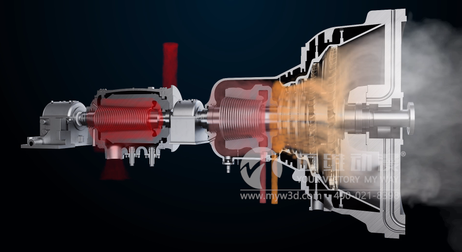 高中低壓缸汽輪機(jī)產(chǎn)品演示三維動(dòng)畫(圖1) 高中低壓缸汽輪機(jī)產(chǎn)品演示三維動(dòng)畫(圖1)