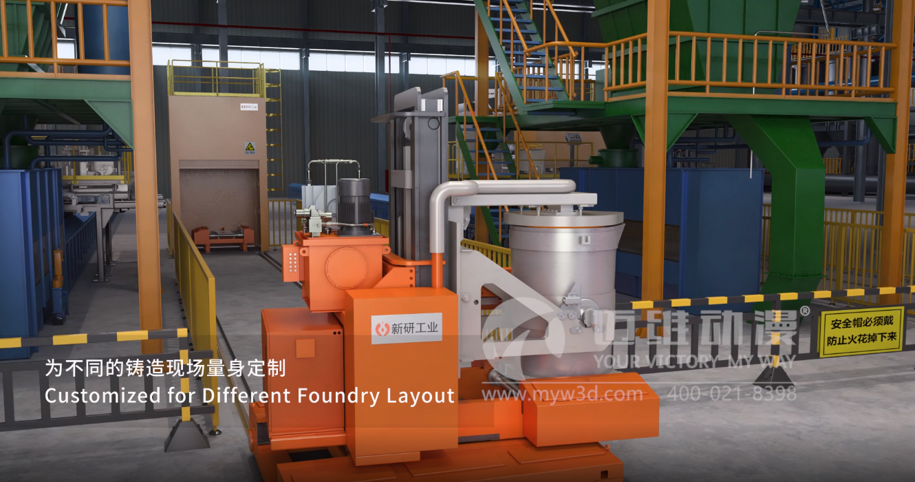 鐵水轉(zhuǎn)運(yùn)系統(tǒng)三維動畫(圖1) 鐵水轉(zhuǎn)運(yùn)系統(tǒng)三維動畫(圖1)