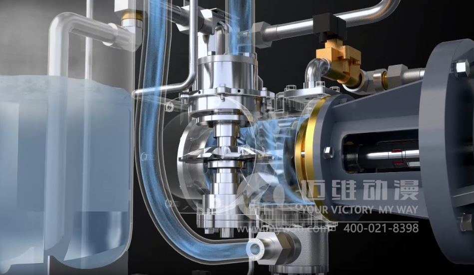 水潤滑空壓機(jī)三維動(dòng)畫展示(圖1)