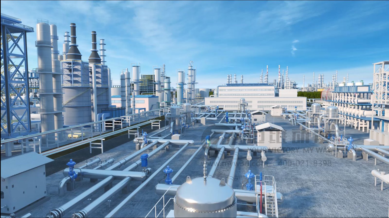 三維動(dòng)畫在化工行業(yè)的應(yīng)用場(chǎng)景及優(yōu)勢(shì)體現(xiàn)！(圖2)