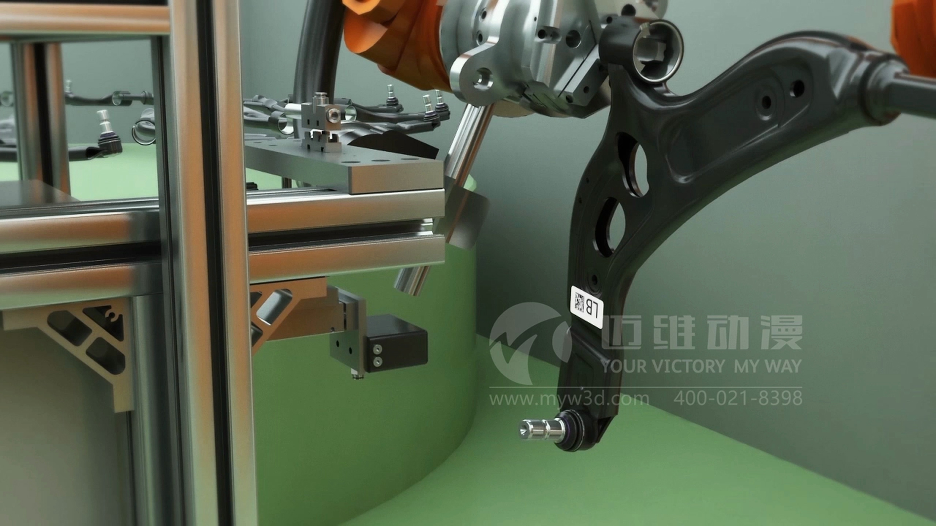 自動機械手臂三維動畫展示(圖2) 自動機械手臂三維動畫展示(圖2)