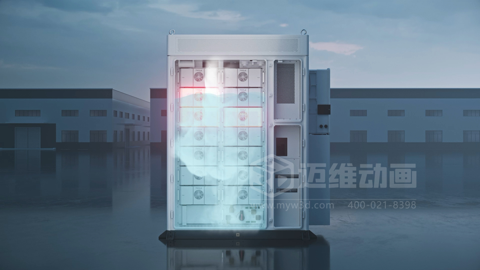 一體化工商業(yè)儲(chǔ)能機(jī)柜三維動(dòng)畫展示(圖2) 一體化工商業(yè)儲(chǔ)能機(jī)柜三維動(dòng)畫展示(圖2)