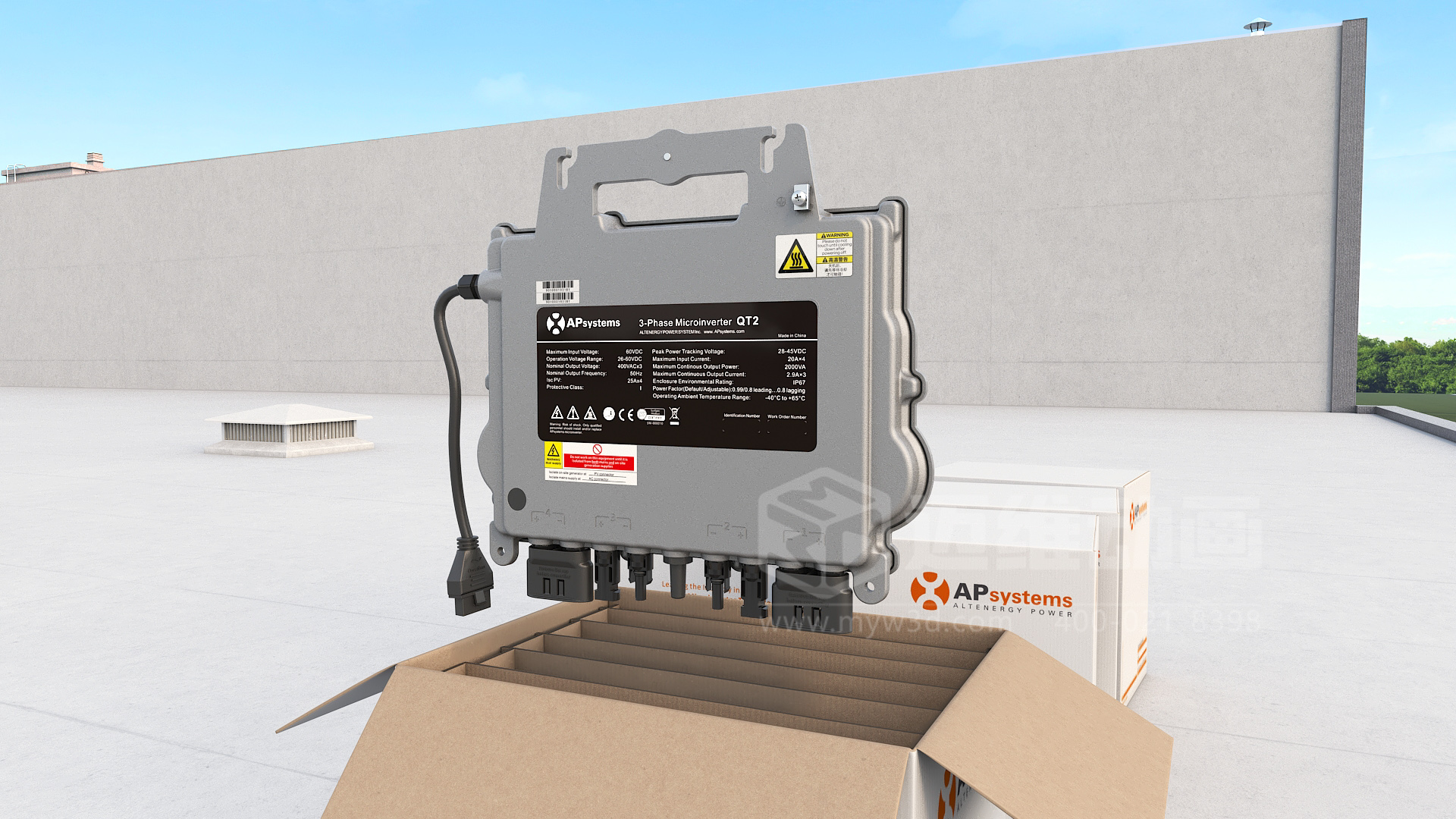 逆變器安裝三維動畫演示，產(chǎn)品安裝細節(jié)盡在掌握！(圖1)