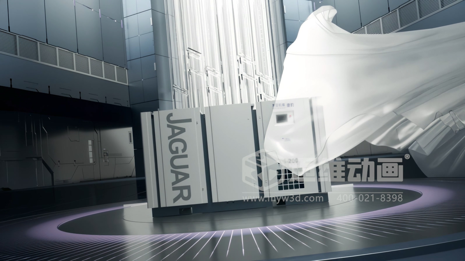 捷豹ZS干式無油螺桿機(jī)三維動(dòng)畫展示(圖1) 捷豹ZS干式無油螺桿機(jī)三維動(dòng)畫展示(圖1)