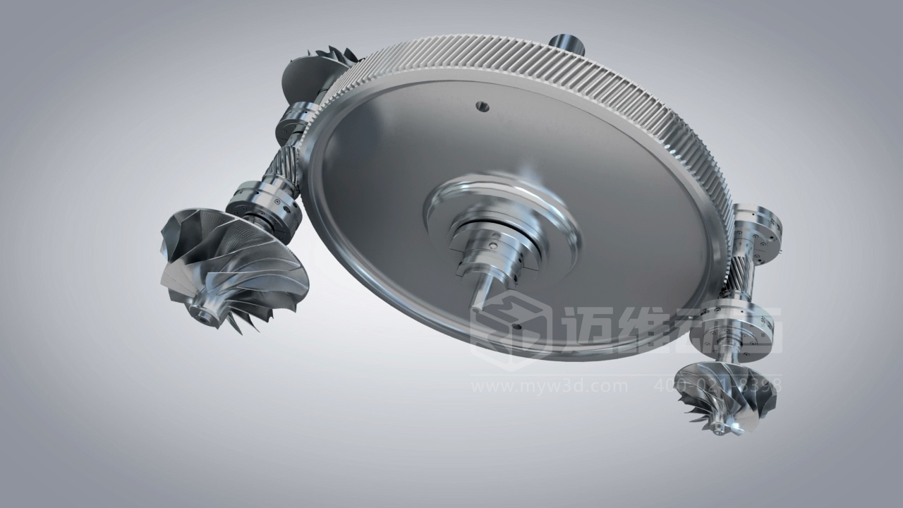 壓縮機工作原理三維動畫：離心式空壓機營銷的 “致勝法寶”！(圖1)