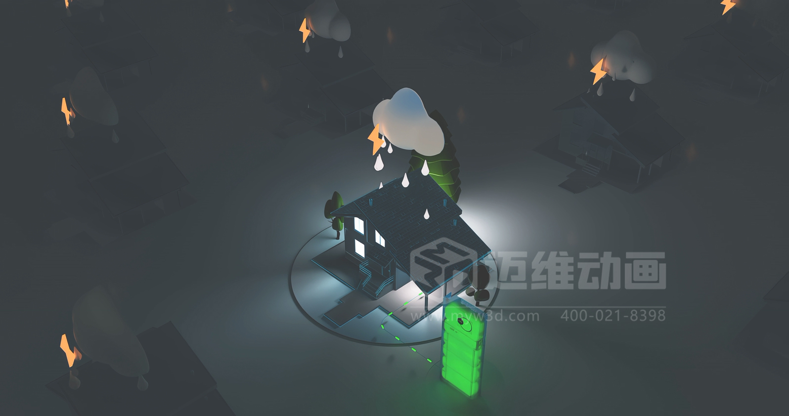 戶儲產品智能APP概念三維動畫展示(圖8) 戶儲產品智能APP概念三維動畫展示(圖8)