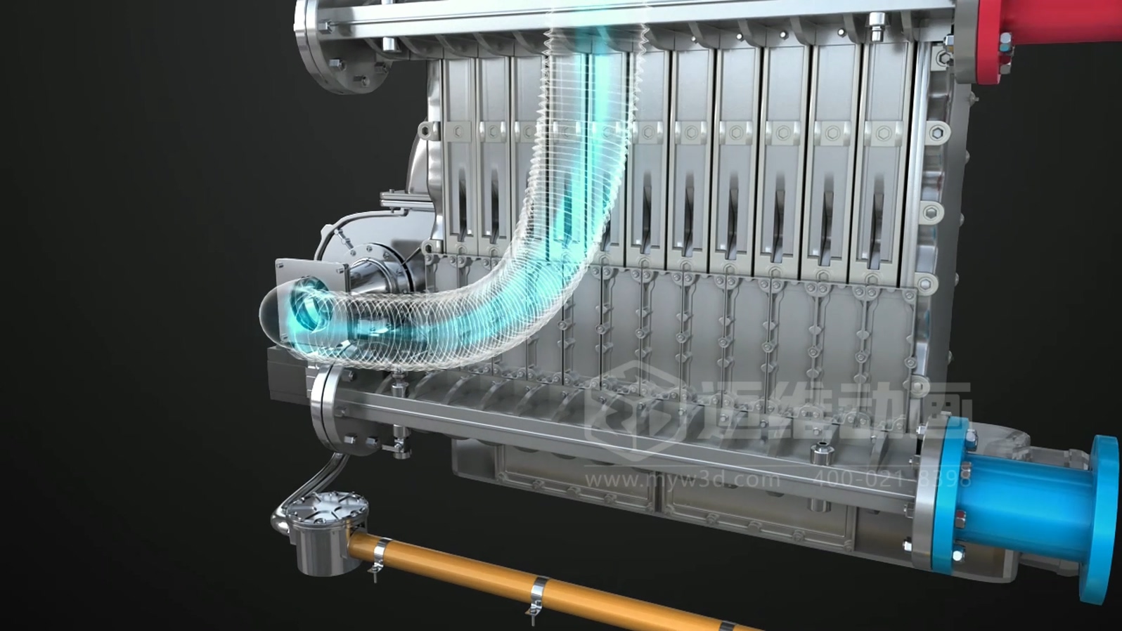 打破傳統(tǒng)展示壁壘！三維動(dòng)畫(huà)「拆解」鍋爐，低成本實(shí)現(xiàn)高成果演示(圖4)