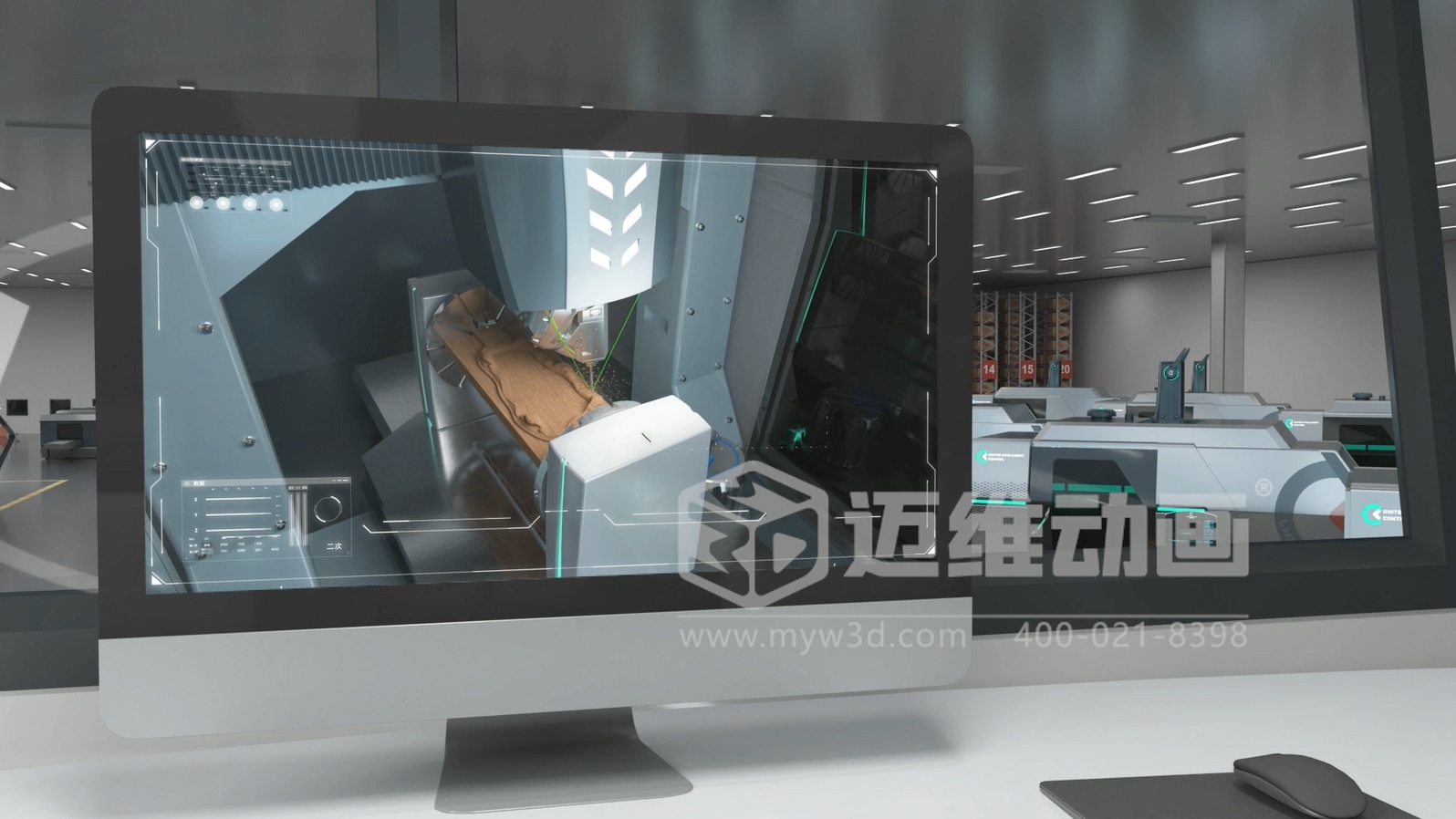 聯(lián)合智控超級(jí)工廠生產(chǎn)線(xiàn)三維動(dòng)畫(huà)(圖6)