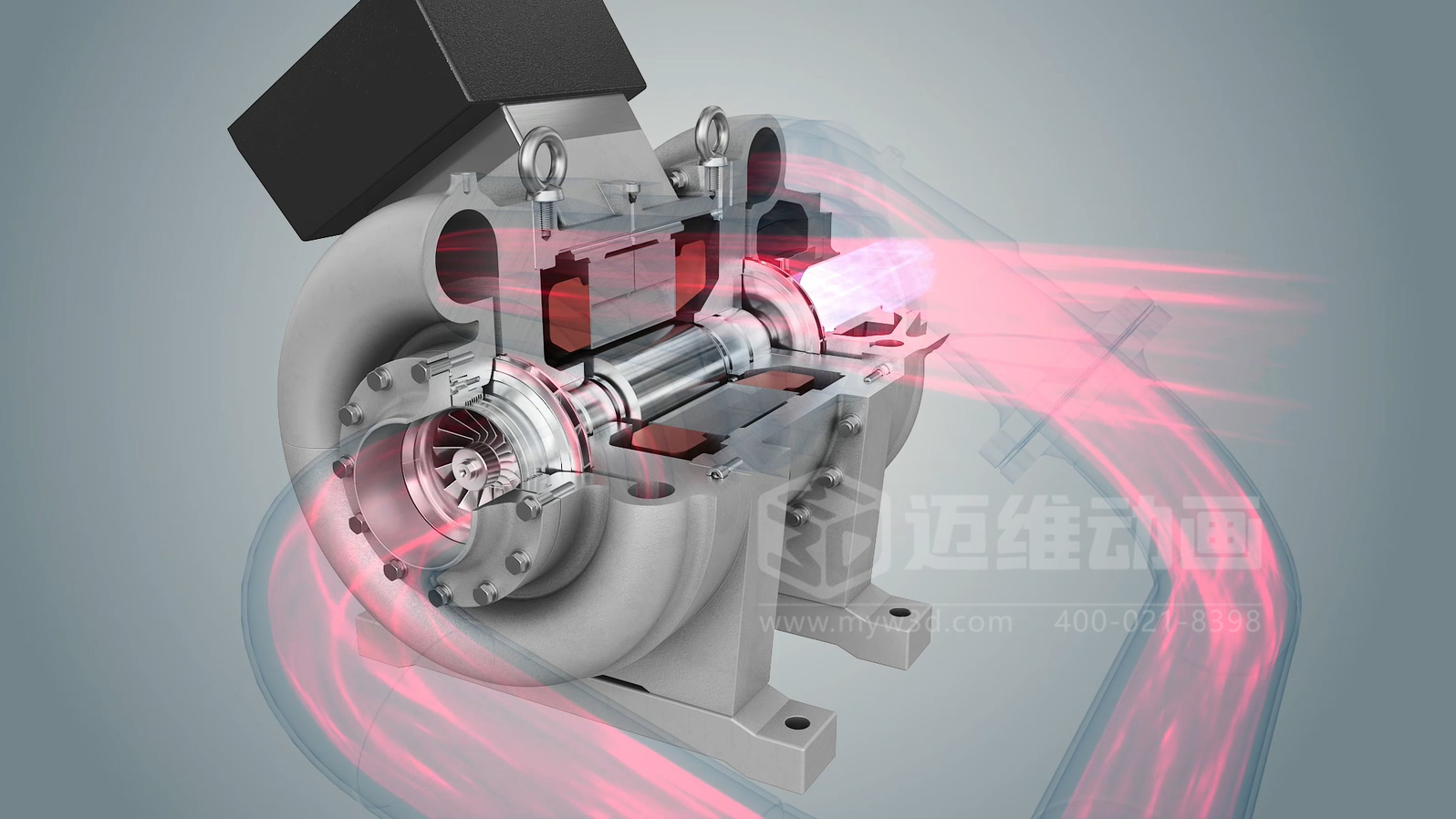 看案例說話：某頭部空壓機品牌用三維動畫，拿下千萬訂單的秘密！(圖14)