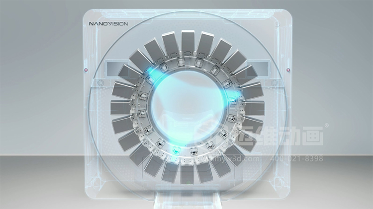 靜態(tài)CT 原理三維動(dòng)畫(圖2)