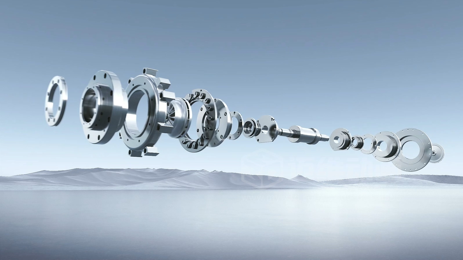 鋼鐵齒輪的能量密碼：3D 動(dòng)畫解鎖透平膨脹機(jī)工作原理的視覺密鑰！(圖1)