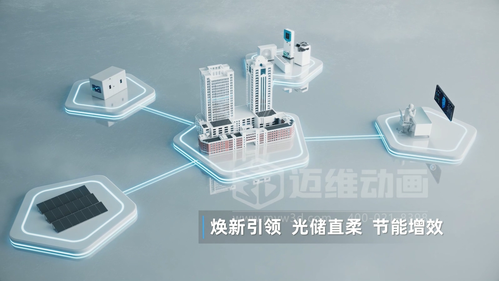 光儲(chǔ)直柔系統(tǒng) 3D 動(dòng)畫(huà)展示(圖8)