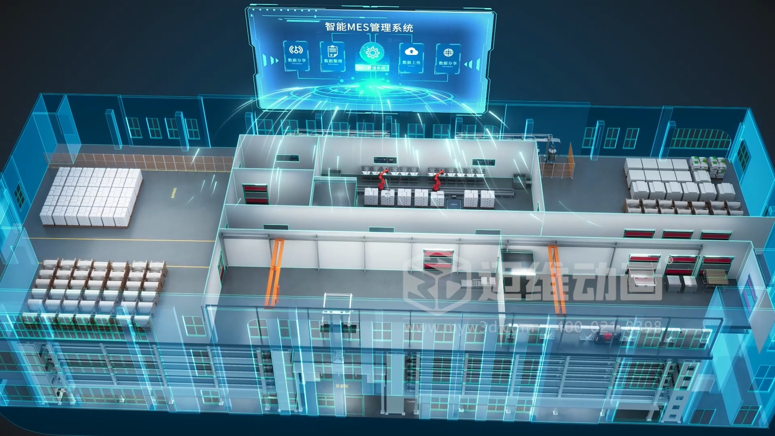 別再空想智慧工廠！工業(yè)自動化三維動畫帶您看透每一個(gè)運(yùn)轉(zhuǎn)細(xì)節(jié)(圖1)