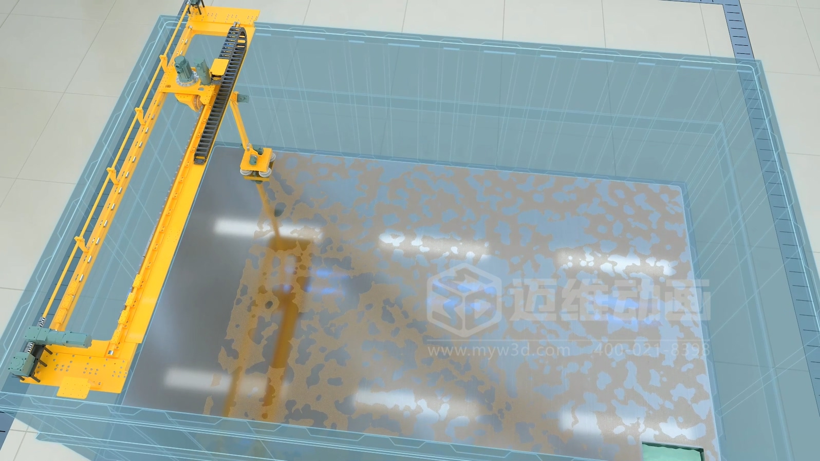 自清洗水箱三維動畫展示(圖4) 自清洗水箱三維動畫展示(圖4)