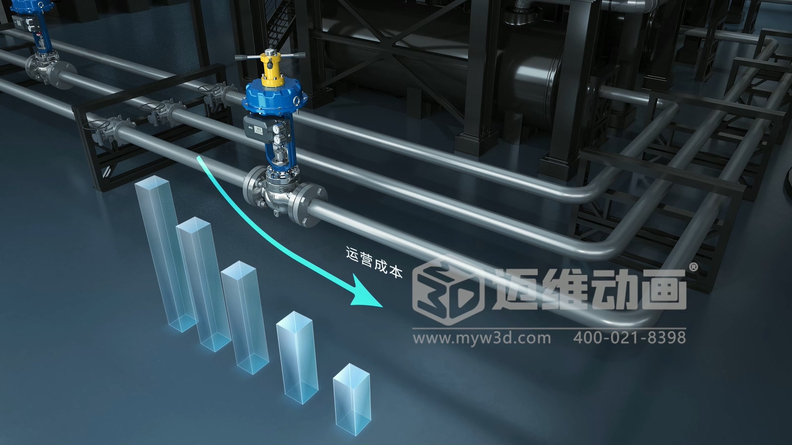 閥門工作原理太復(fù)雜？三維動(dòng)畫動(dòng)態(tài)演示讓客戶一看就懂！(圖4)
