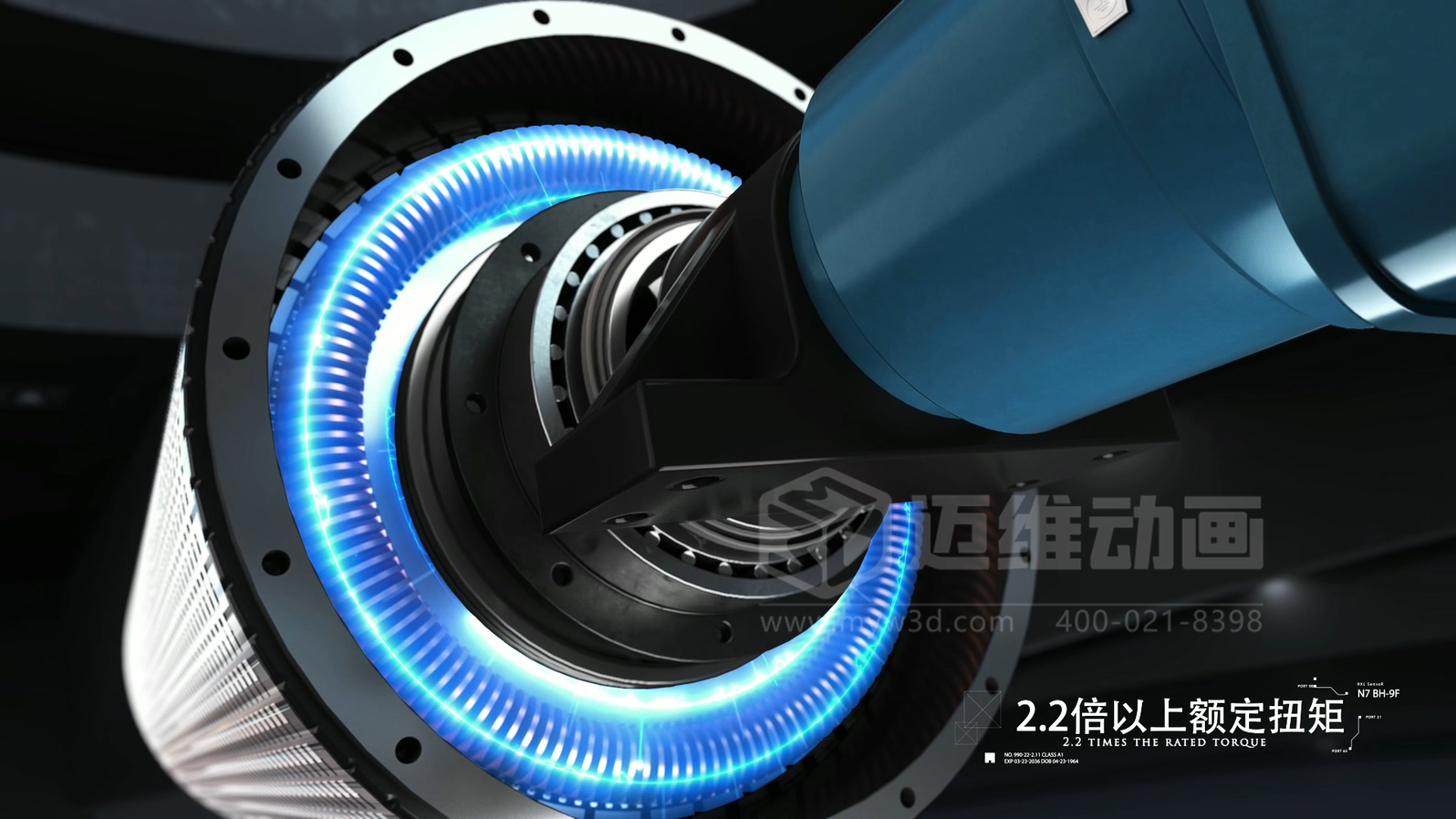 電機(jī)企業(yè)選型必看！三維動畫還原永磁直驅(qū)電機(jī)全場景表現(xiàn)：從結(jié)構(gòu)、效能到場景應(yīng)用，可視化看懂 “無齒輪驅(qū)動” 黑科技(圖3)