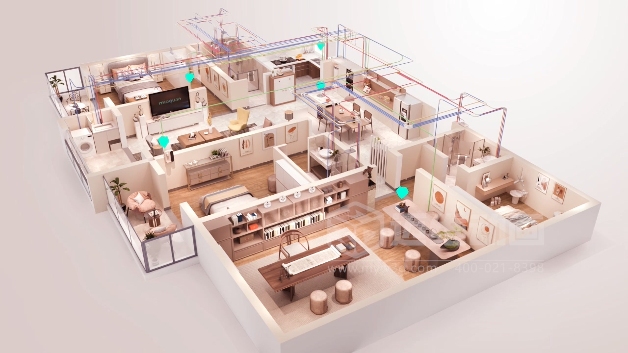 微觀鏡頭 + 宏觀場景！管道建材三維動畫：材質(zhì)、工藝、場景適配一站看懂！(圖5)