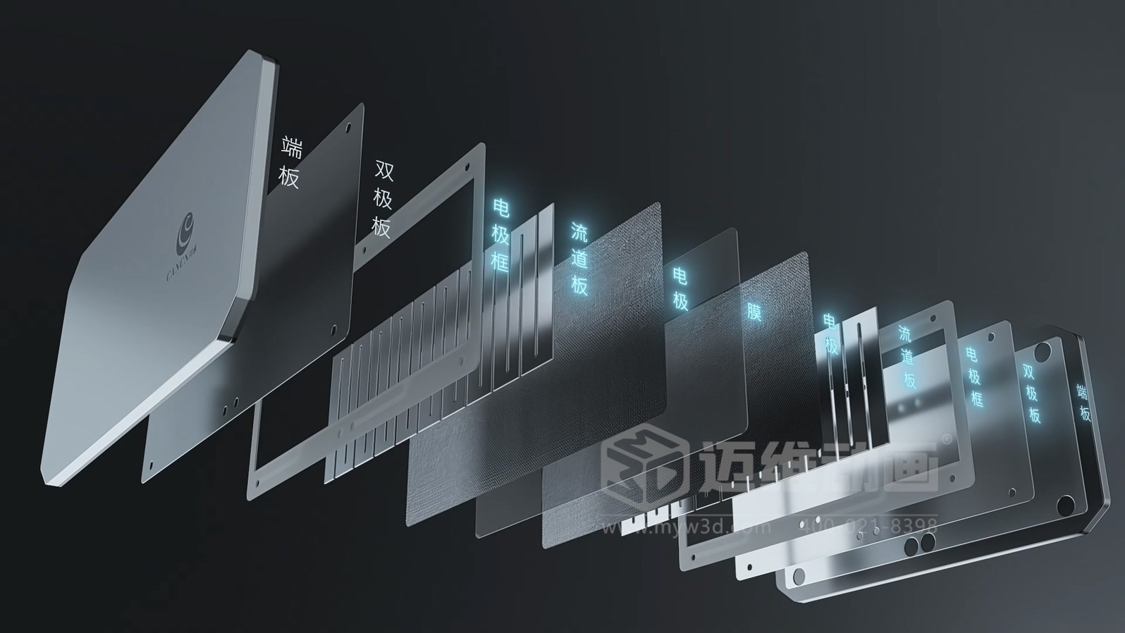 全釩液流儲(chǔ)能系統(tǒng)產(chǎn)品三維動(dòng)畫(圖4)