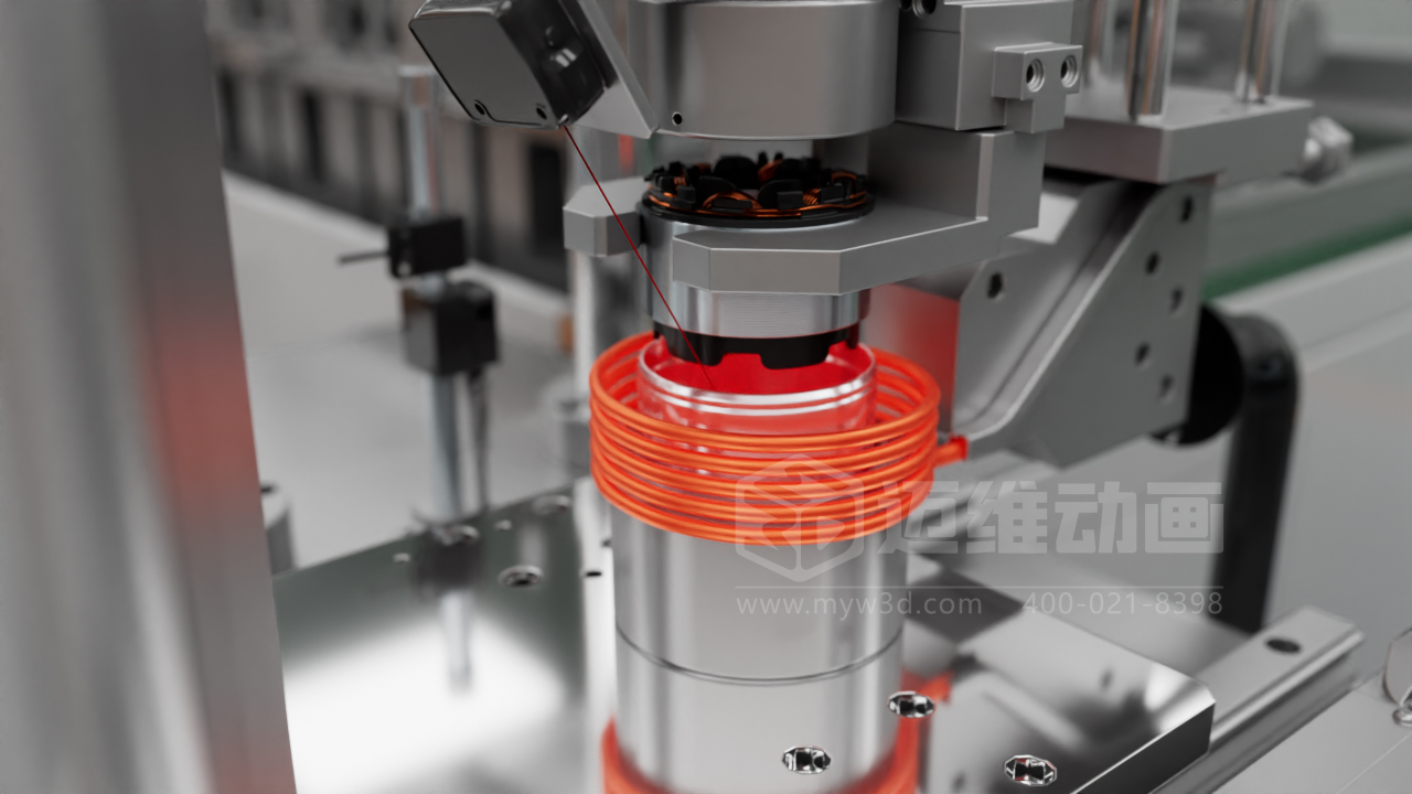 3D 動(dòng)畫透視新能源汽車自動(dòng)化產(chǎn)線！零部件流轉(zhuǎn)、精準(zhǔn)裝配全程可視化，一眼看懂硬核智造(圖3)