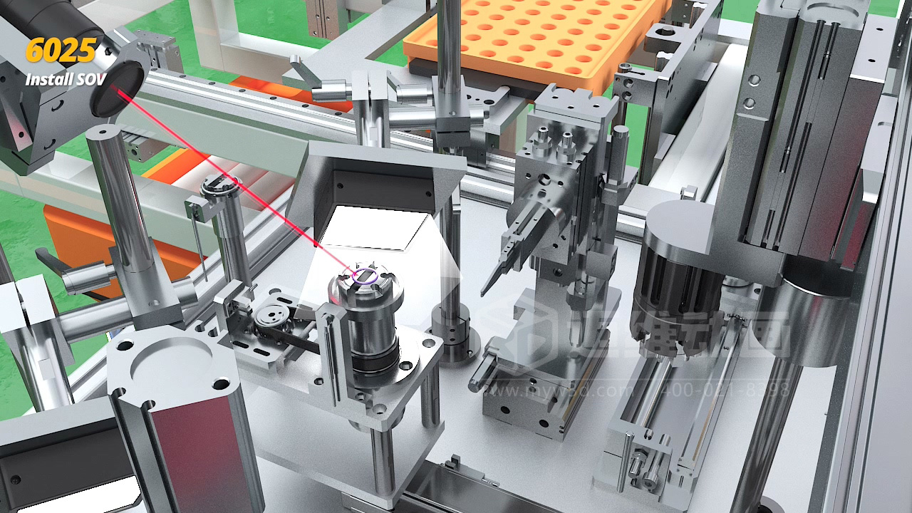 3D 動(dòng)畫透視新能源汽車自動(dòng)化產(chǎn)線！零部件流轉(zhuǎn)、精準(zhǔn)裝配全程可視化，一眼看懂硬核智造(圖4)