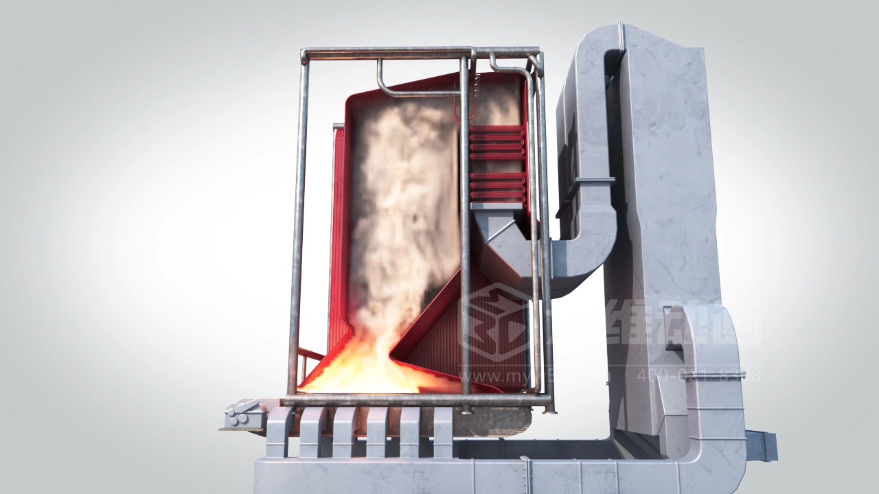 讓鍋爐技術(shù) “活” 起來！三維動畫拆解工作原理：復(fù)雜流程簡化，客戶簽約、內(nèi)部培訓(xùn)雙助力(圖5)