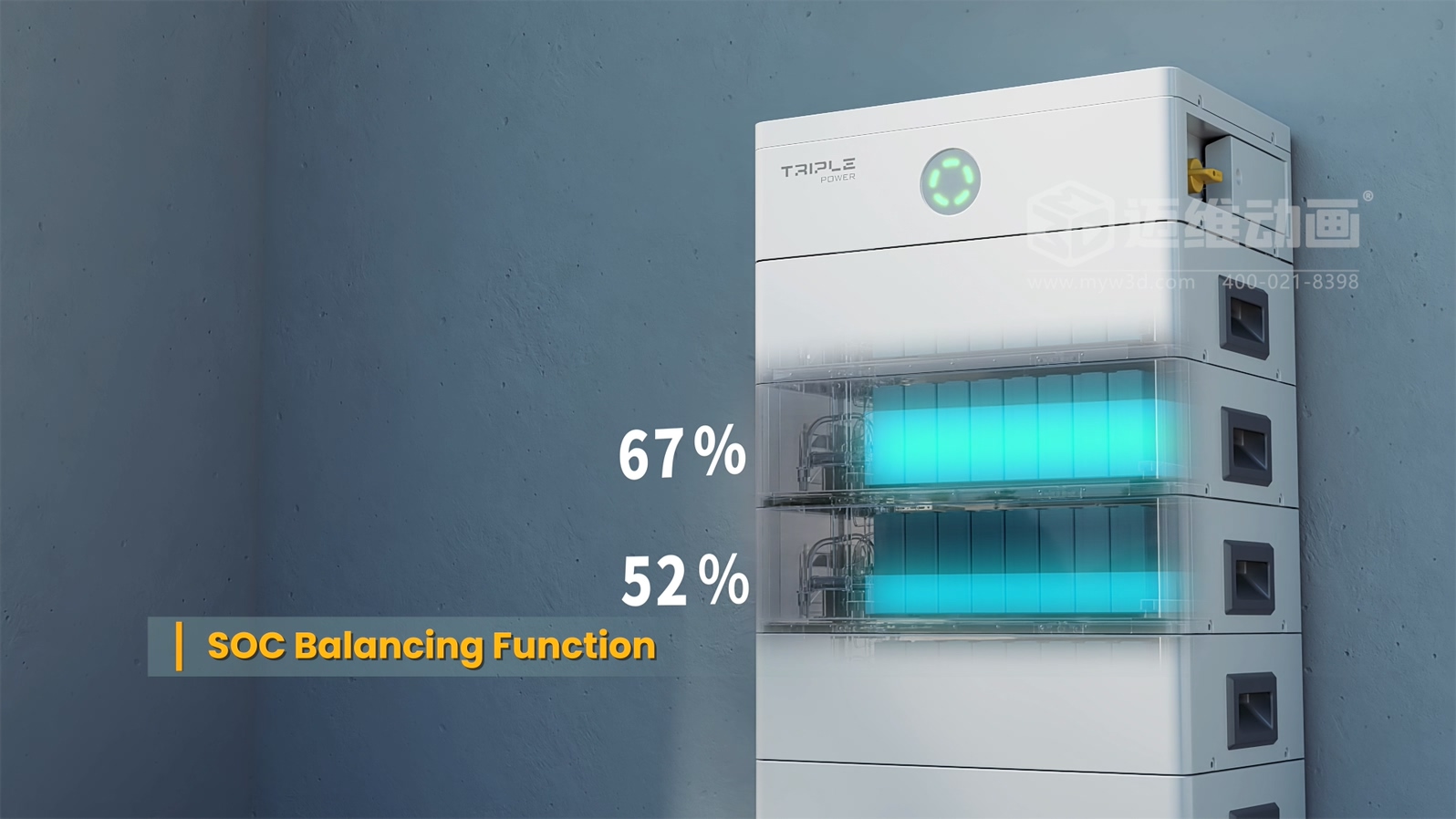 智慧光儲系統(tǒng)逆變器三維動畫(圖4) 智慧光儲系統(tǒng)逆變器三維動畫(圖4)