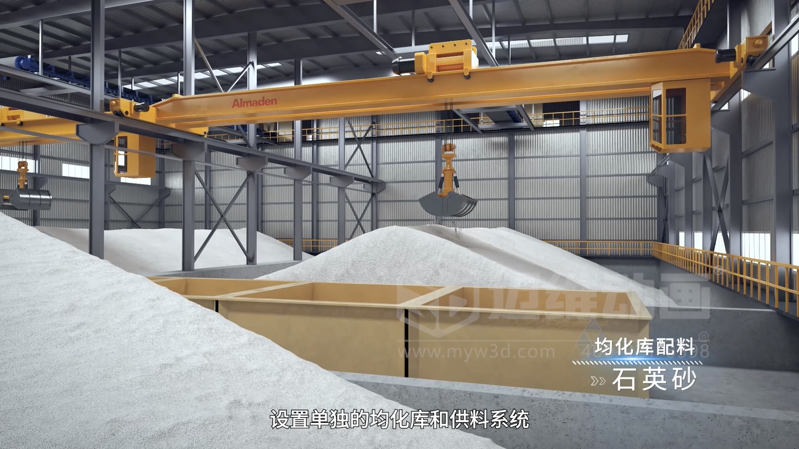 光伏玻璃生產(chǎn)線動畫：把1600℃的核心工藝，“燒”給客戶看(圖5)