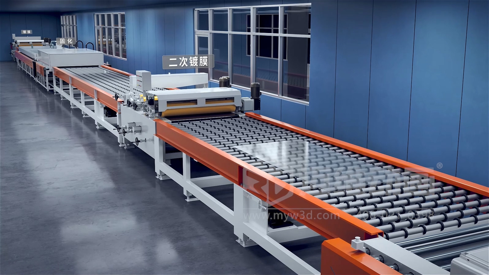 光伏玻璃生產(chǎn)線動畫：把1600℃的核心工藝，“燒”給客戶看(圖9)